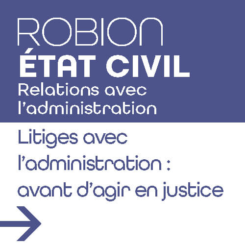 Lien litige avec l'administration