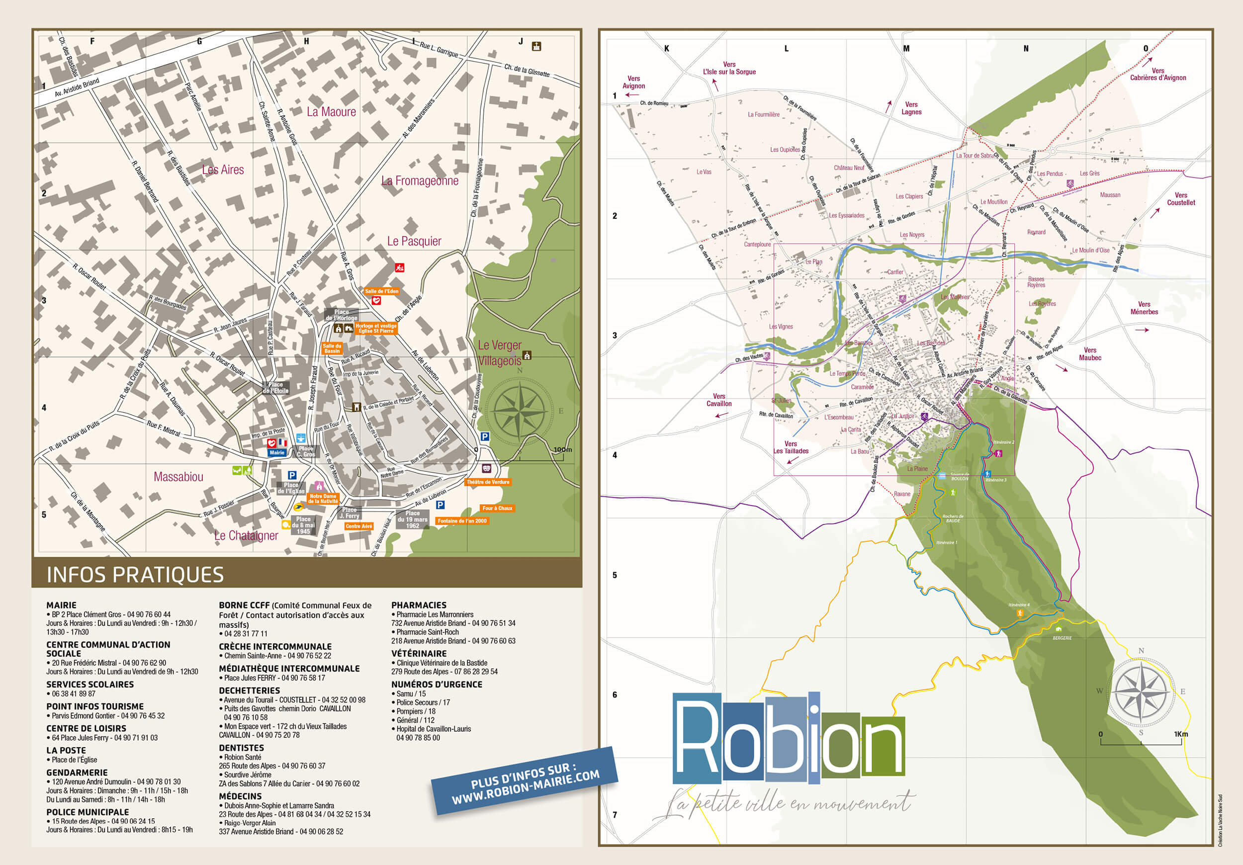 Plan verso de Robion, 2022