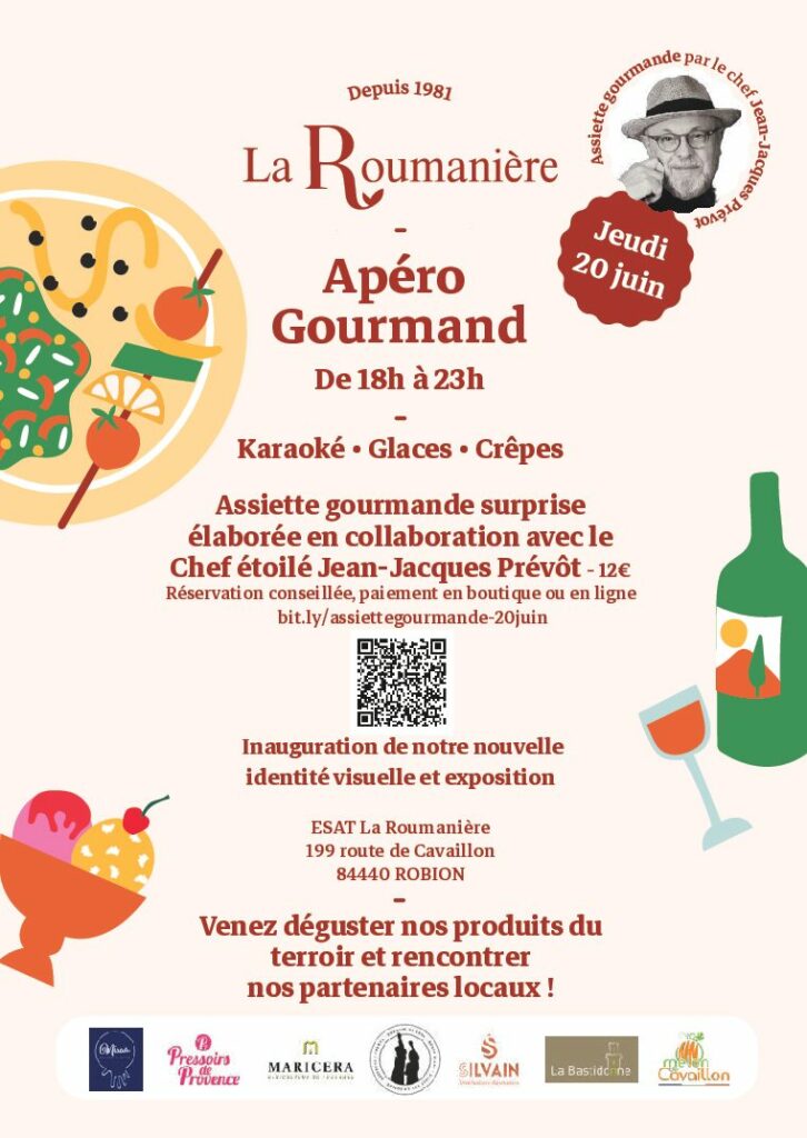 Apéro gourmand de la Roumanière