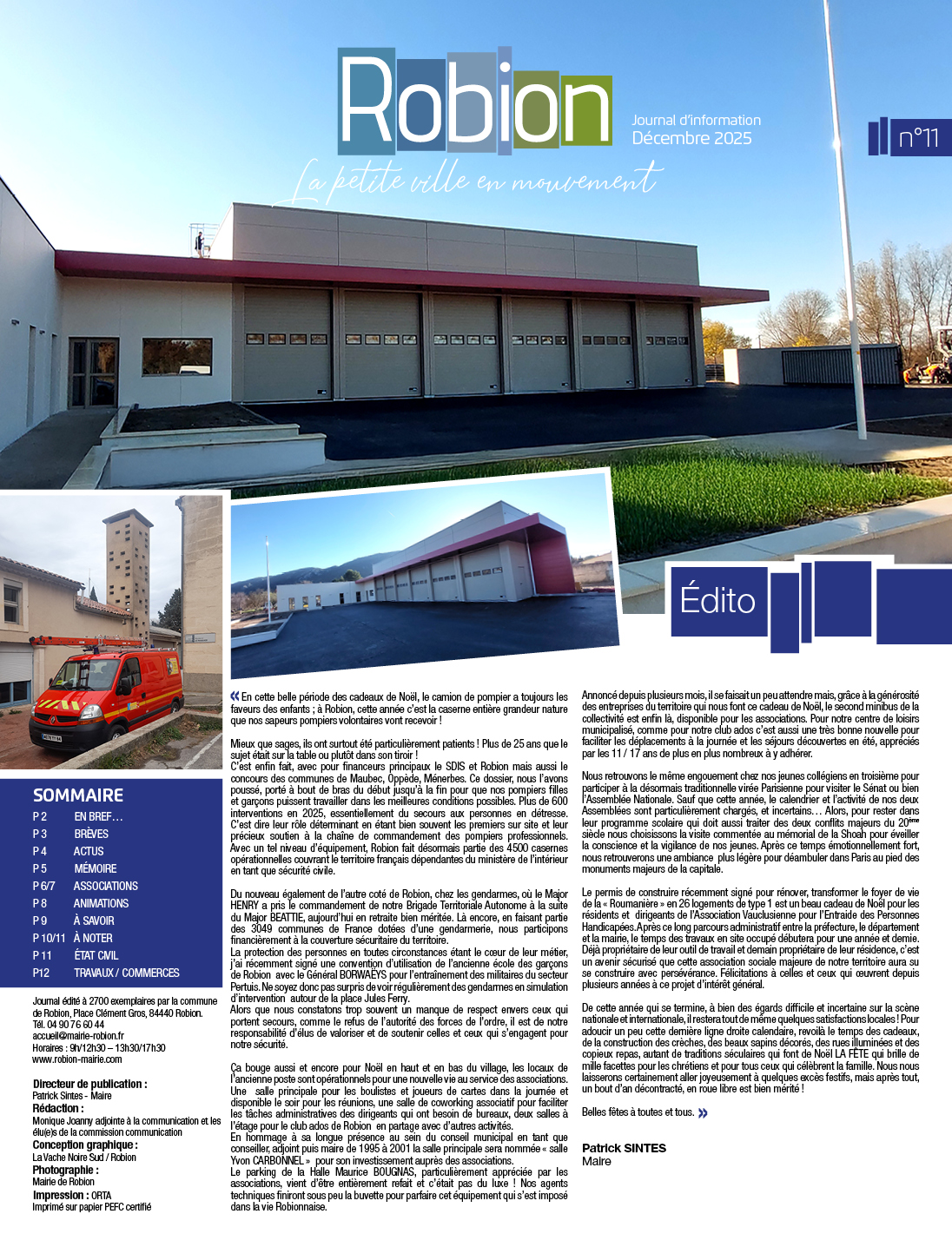 Robion mag décembre